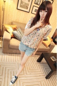 T-shirt ngắn tay hình hoạt hình