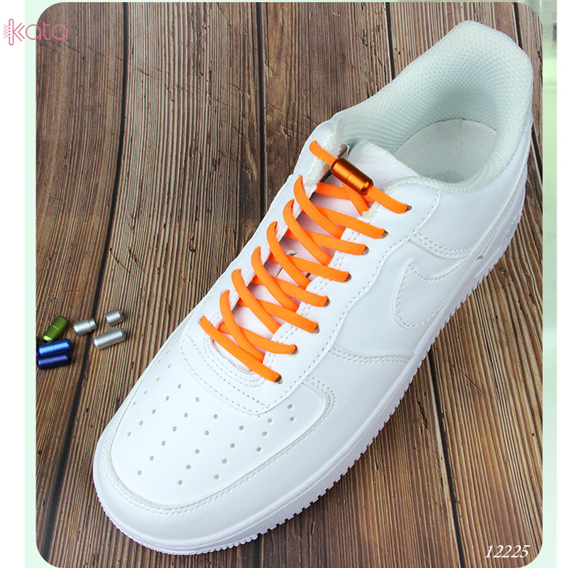 Dây giày lười đàn hồi khóa kim loại tiện lợi phù hợp Nam Nữ  trẻ em 12065