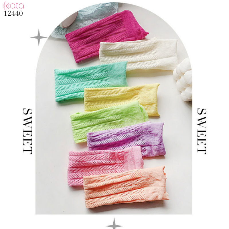 Tất nữ mùa hè lưới mỏng,tất ống giữa nhiều màu sắc 12440