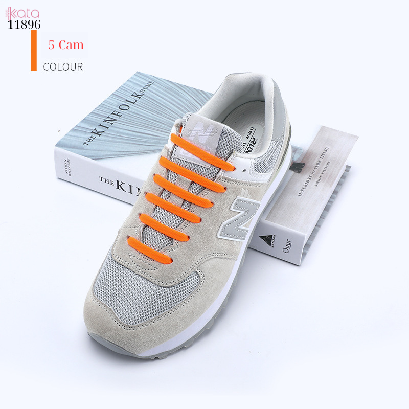 Dây giày lười nhựa silicone không cần buộc dây (Gói 14 dây) 11896