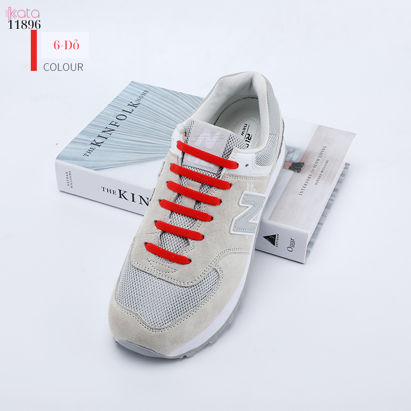 Dây giày lười nhựa silicone không cần buộc dây (Gói 14 dây) 11896