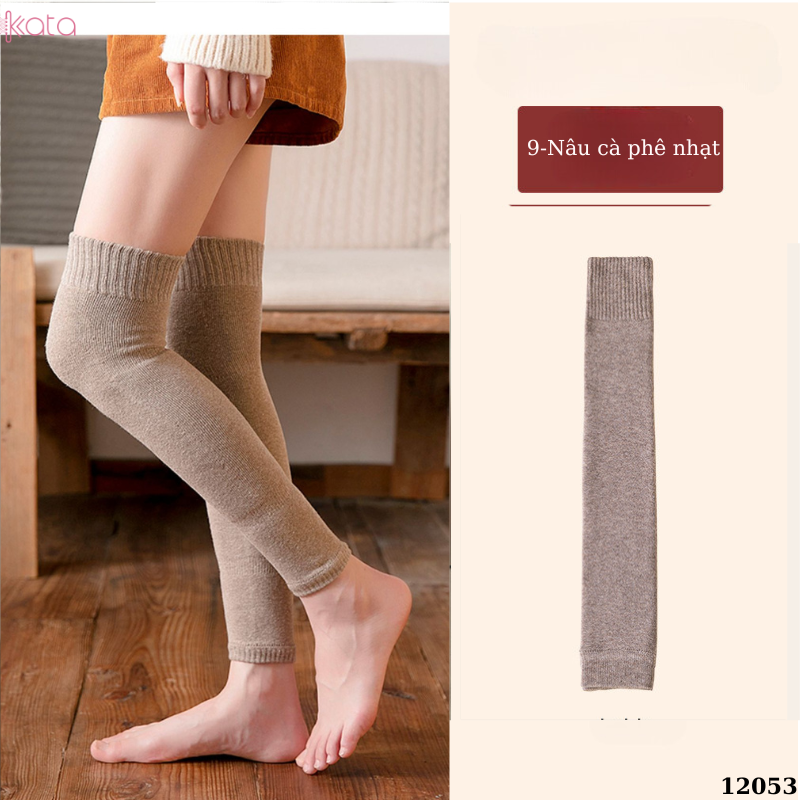 Tất đùi ấm chống lạnh mùa đông,Vớ bông đệm đầu gối Nam Nữ 12053