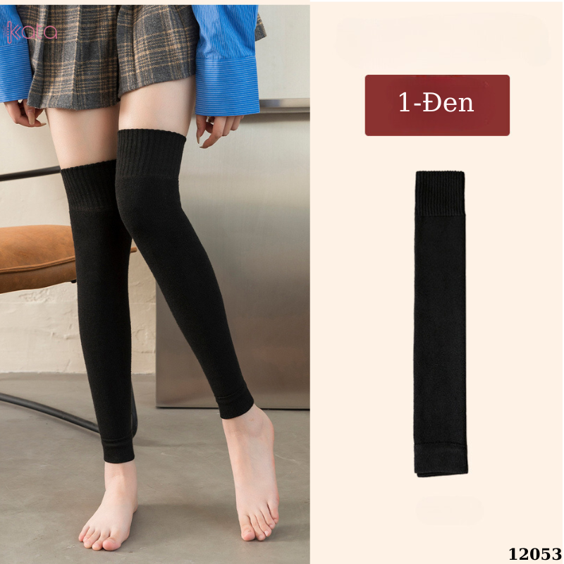 Tất đùi ấm chống lạnh mùa đông,Vớ bông đệm đầu gối Nam Nữ 12053