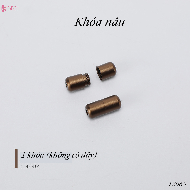 Dây giày lười đàn hồi khóa kim loại tiện lợi phù hợp Nam Nữ  trẻ em 12065