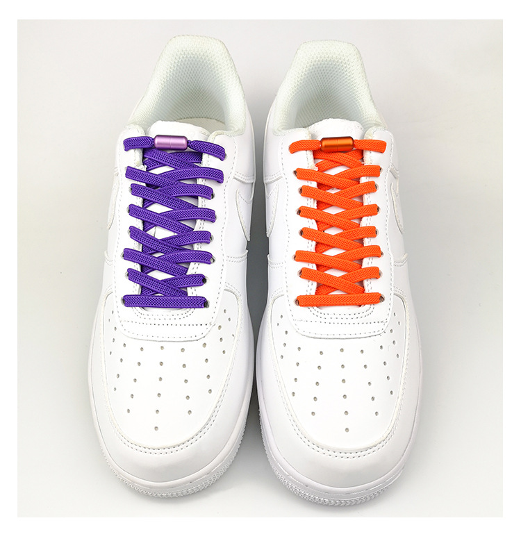 Dây giày lười đàn hồi khóa kim loại tiện lợi phù hợp Nam Nữ  trẻ em 12065