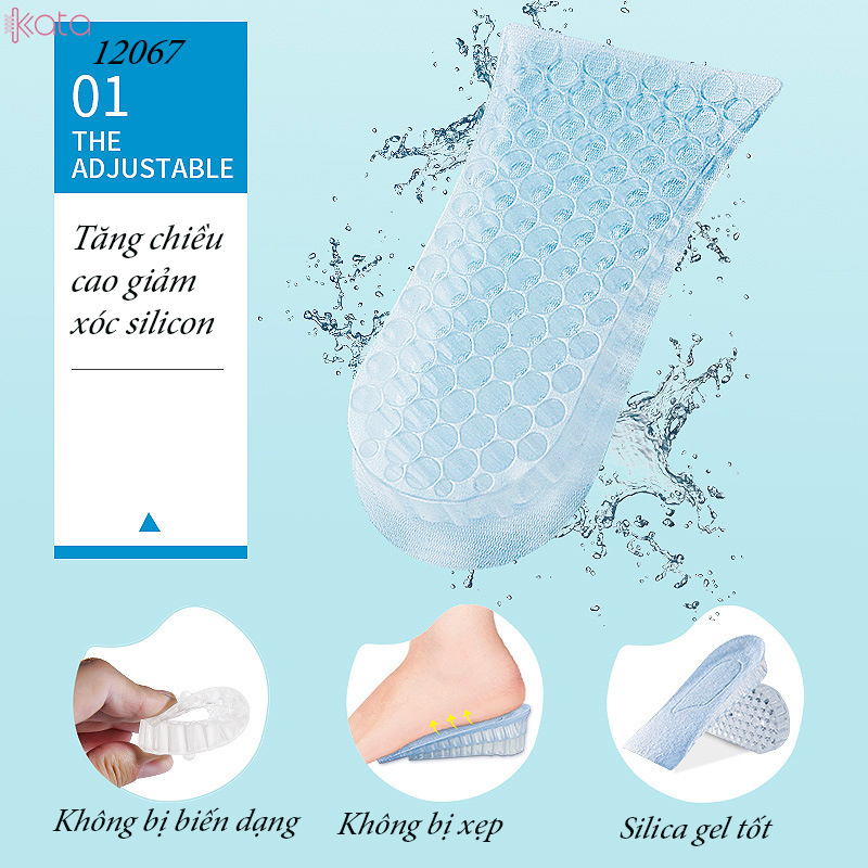 Miếng đệm tăng chiều cao silicone có thể tháo rời 12067