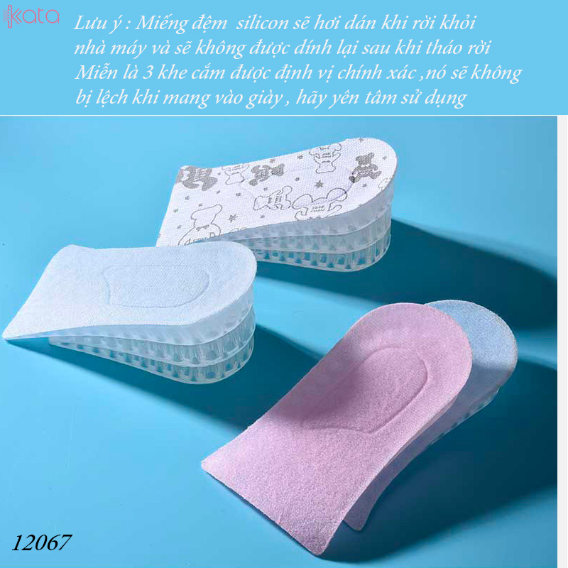 Miếng đệm tăng chiều cao silicone có thể tháo rời 12067