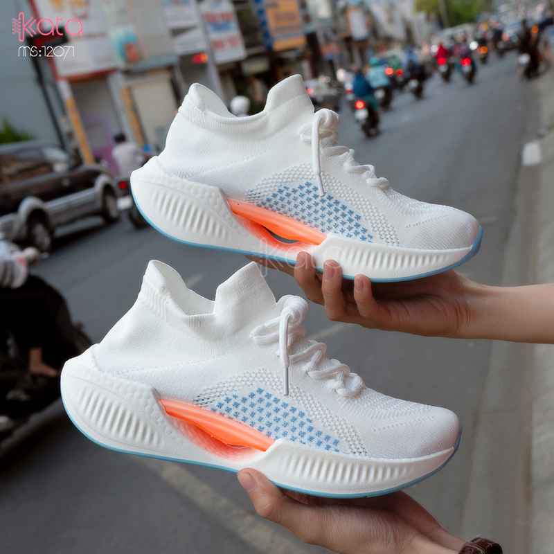 Giày nữ vải dệt thoáng khí mùa hè giày thể thao sinh viên thể dục dạo phố 12071