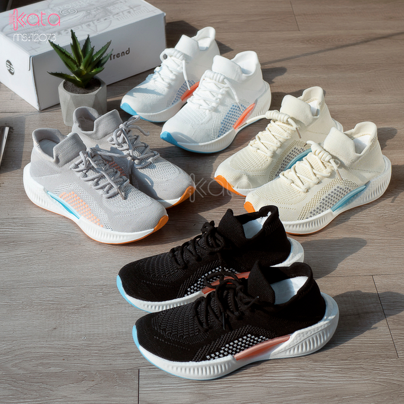 Giày nữ vải dệt thoáng khí mùa hè giày thể thao sinh viên thể dục dạo phố 12071