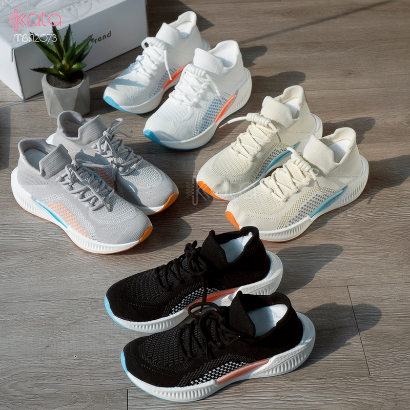 Giày nữ vải dệt thoáng khí mùa hè giày thể thao sinh viên thể dục dạo phố 12071