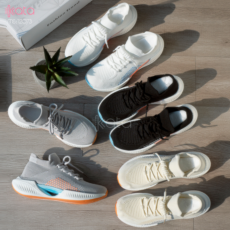 Giày nữ vải dệt thoáng khí mùa hè giày thể thao sinh viên thể dục dạo phố 12071