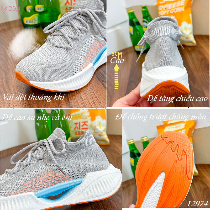 Giày nữ vải dệt thoáng khí mùa hè giày thể thao sinh viên thể dục dạo phố 12071