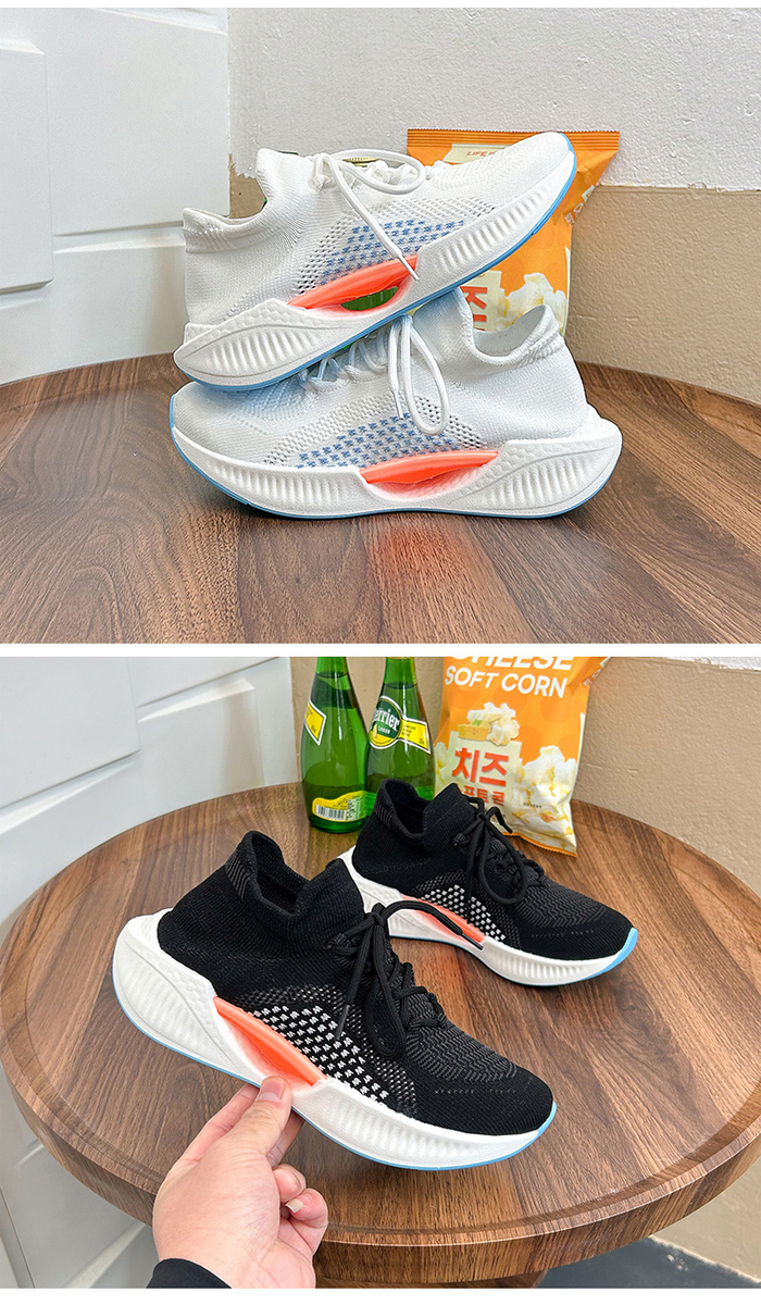 Giày nữ vải dệt thoáng khí mùa hè giày thể thao sinh viên thể dục dạo phố 12071