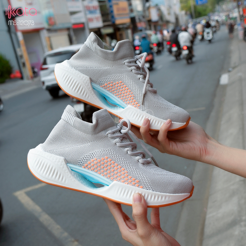 Giày nữ vải dệt thoáng khí mùa hè giày thể thao sinh viên thể dục dạo phố 12071