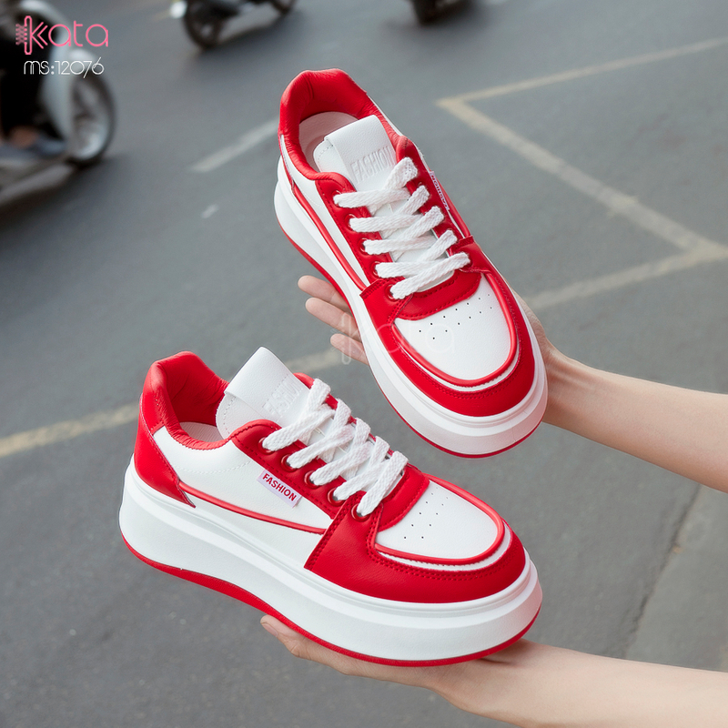 Giày tăng chiều cao,giày dạo phố phong cách Hàn Quốc nữ 12076