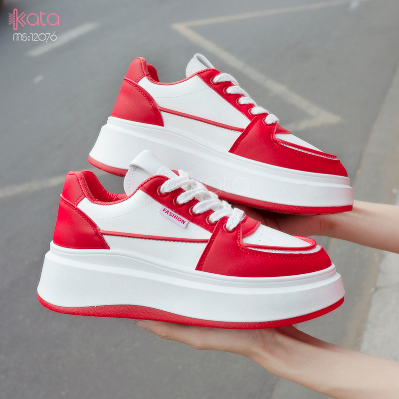 Giày tăng chiều cao,giày dạo phố phong cách Hàn Quốc nữ 12076