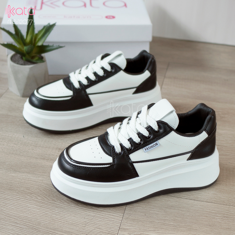 Giày tăng chiều cao,giày dạo phố phong cách Hàn Quốc nữ 12076