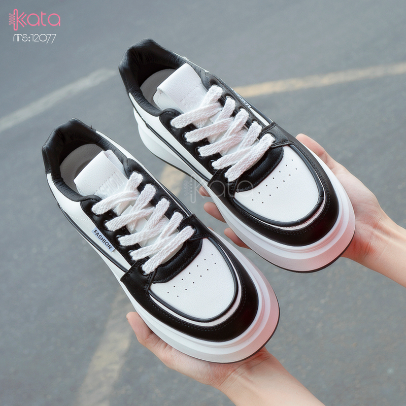 Giày tăng chiều cao,giày dạo phố phong cách Hàn Quốc nữ 12076