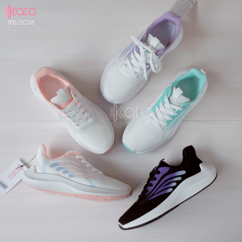 Giày nữ vải dệt thoáng khí mùa hè giày thể thao sinh viên thể dục dạo phố 12080