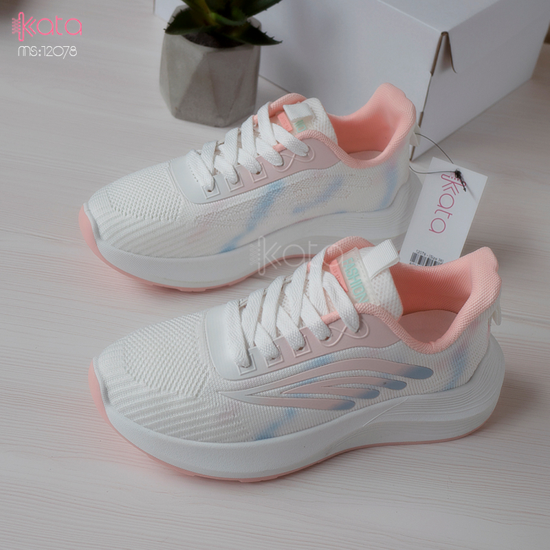 Giày nữ vải dệt thoáng khí mùa hè giày thể thao sinh viên thể dục dạo phố 12080