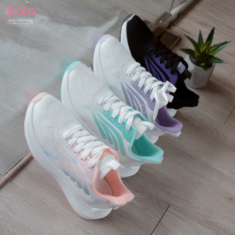 Giày nữ vải dệt thoáng khí mùa hè giày thể thao sinh viên thể dục dạo phố 12080