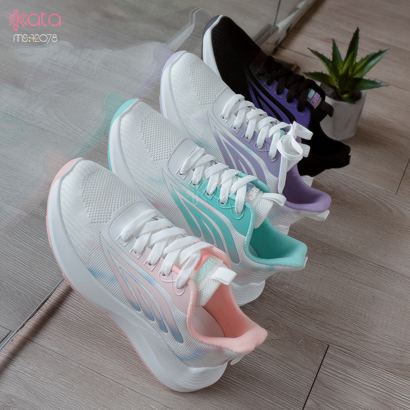 Giày nữ vải dệt thoáng khí mùa hè giày thể thao sinh viên thể dục dạo phố 12080