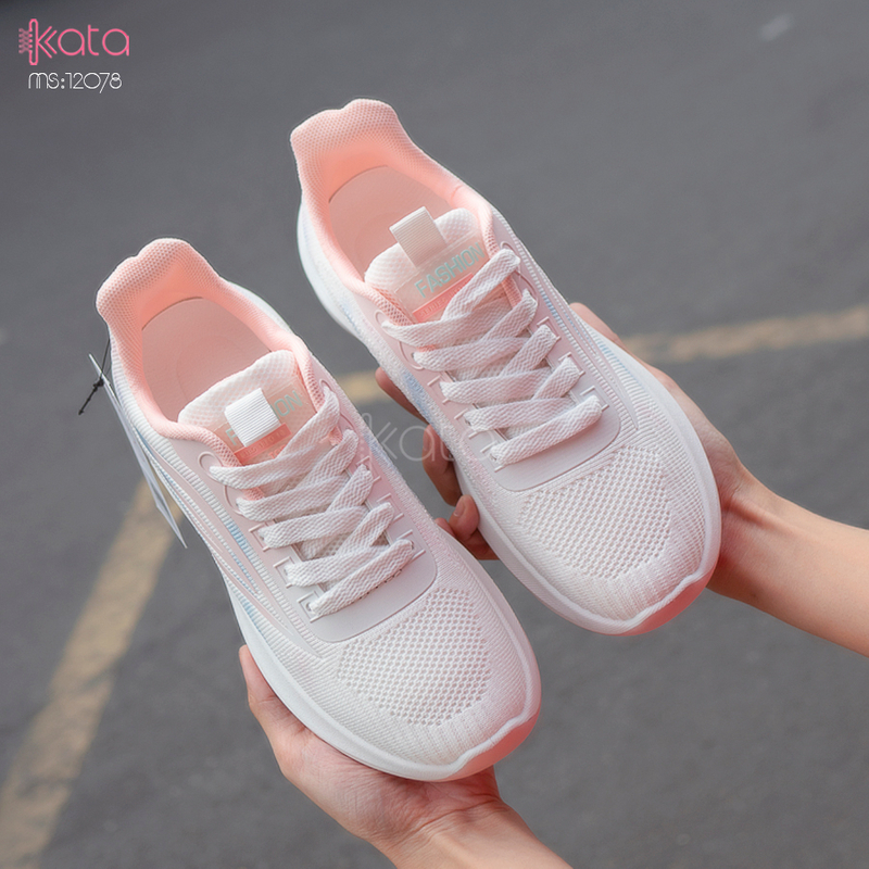 Giày nữ vải dệt thoáng khí mùa hè giày thể thao sinh viên thể dục dạo phố 12080