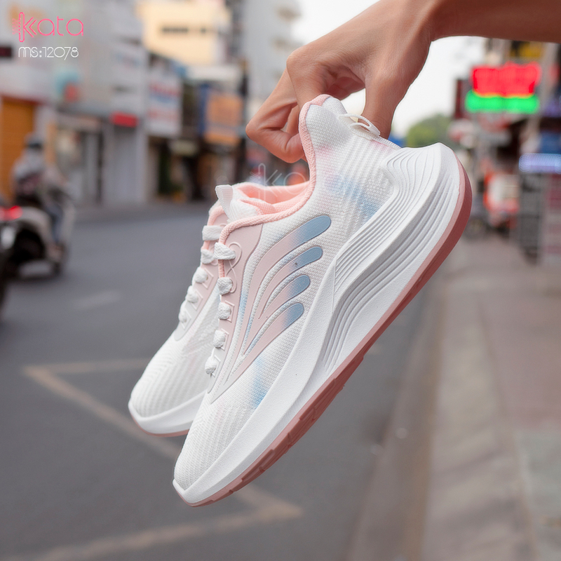 Giày nữ vải dệt thoáng khí mùa hè giày thể thao sinh viên thể dục dạo phố 12080