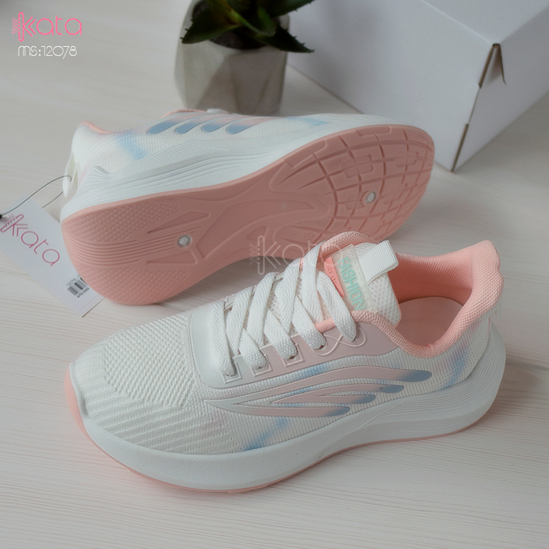 Giày nữ vải dệt thoáng khí mùa hè giày thể thao sinh viên thể dục dạo phố 12080