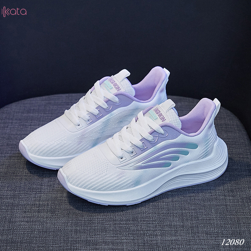 Giày nữ vải dệt thoáng khí mùa hè giày thể thao sinh viên thể dục dạo phố 12080