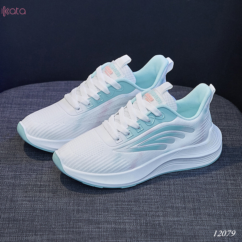 Giày nữ vải dệt thoáng khí mùa hè giày thể thao sinh viên thể dục dạo phố 12080