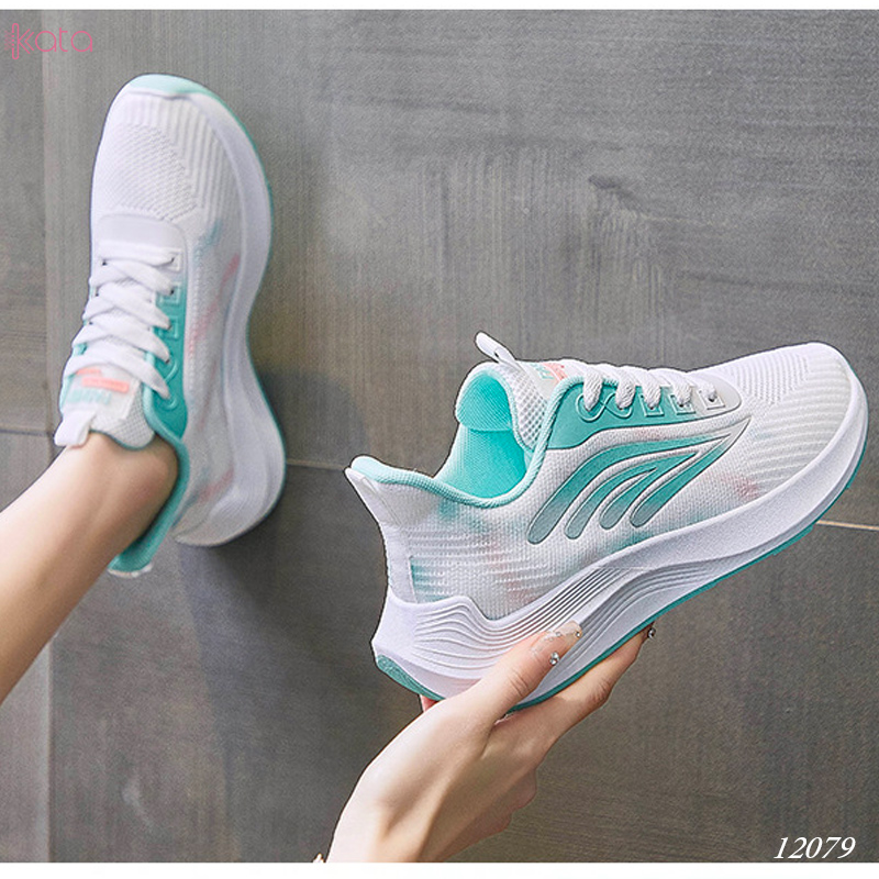 Giày nữ vải dệt thoáng khí mùa hè giày thể thao sinh viên thể dục dạo phố 12080