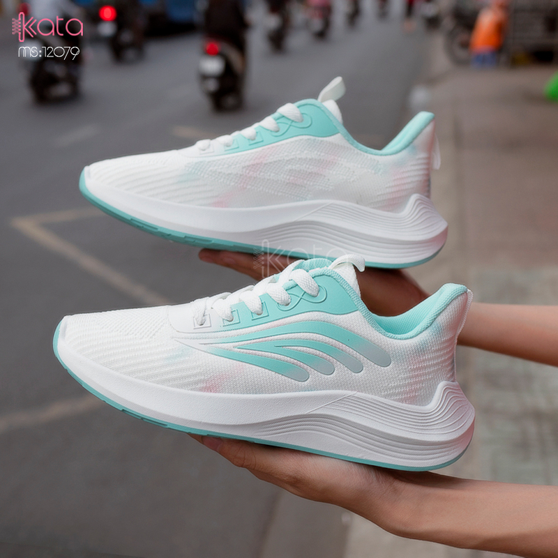 Giày nữ vải dệt thoáng khí mùa hè giày thể thao sinh viên thể dục dạo phố 12080