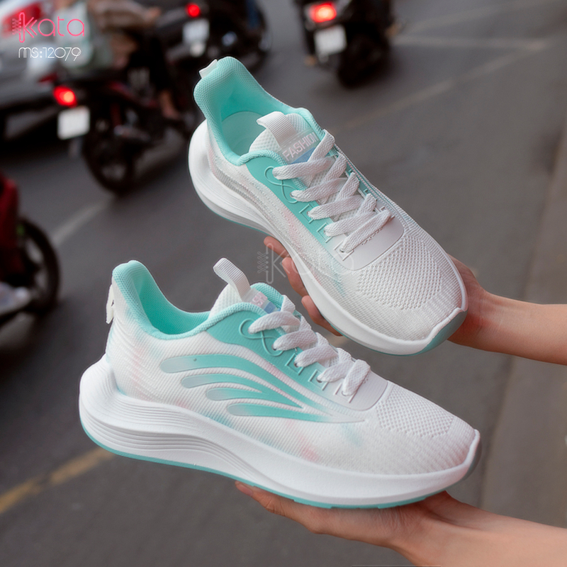 Giày nữ vải dệt thoáng khí mùa hè giày thể thao sinh viên thể dục dạo phố 12080