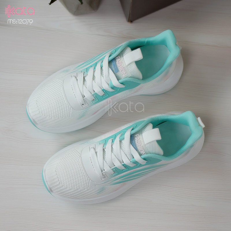 Giày nữ vải dệt thoáng khí mùa hè giày thể thao sinh viên thể dục dạo phố 12080