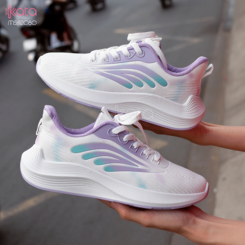 Giày nữ vải dệt thoáng khí mùa hè giày thể thao sinh viên thể dục dạo phố 12080