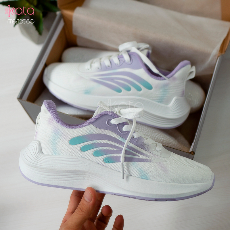 Giày nữ vải dệt thoáng khí mùa hè giày thể thao sinh viên thể dục dạo phố 12080