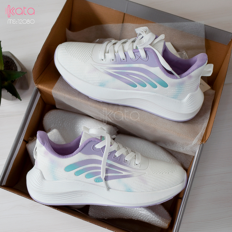 Giày nữ vải dệt thoáng khí mùa hè giày thể thao sinh viên thể dục dạo phố 12080