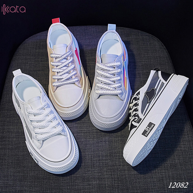 Giày vải nữ thoáng khí mùa hè giày thể thao sinh viên thể dục dạo phố 12084