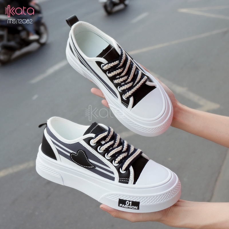Giày vải nữ thoáng khí mùa hè giày thể thao sinh viên thể dục dạo phố 12084