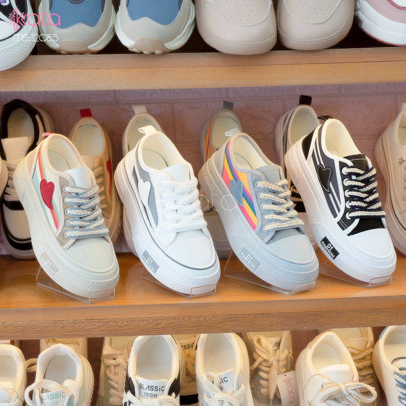 Giày vải nữ thoáng khí mùa hè giày thể thao sinh viên thể dục dạo phố 12084