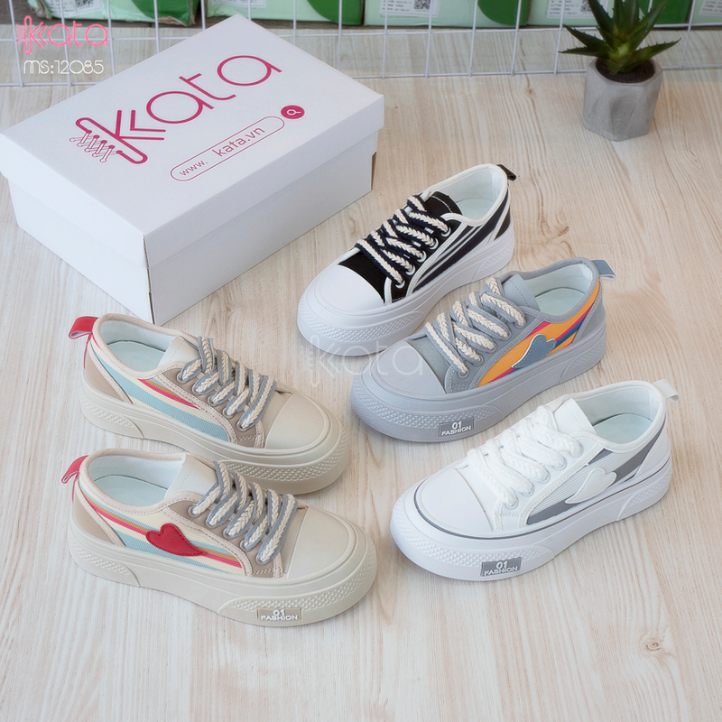 Giày vải nữ thoáng khí mùa hè giày thể thao sinh viên thể dục dạo phố 12084