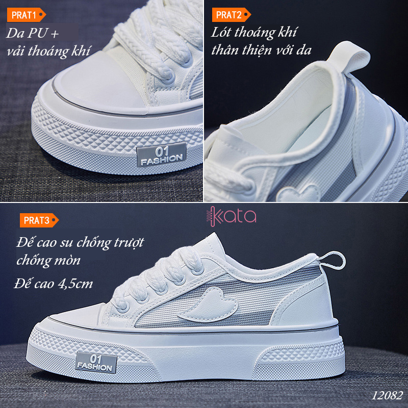 Giày vải nữ thoáng khí mùa hè giày thể thao sinh viên thể dục dạo phố 12084