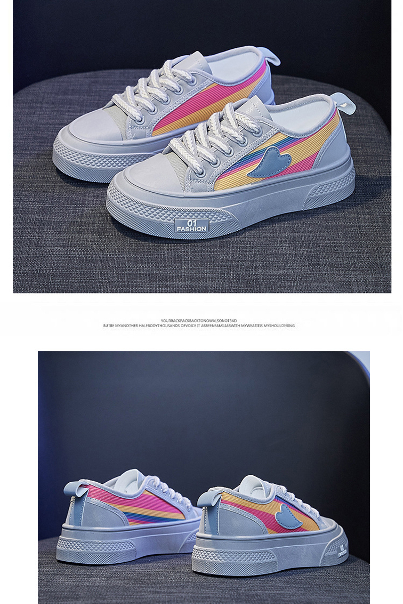 Giày vải nữ thoáng khí mùa hè giày thể thao sinh viên thể dục dạo phố 12084