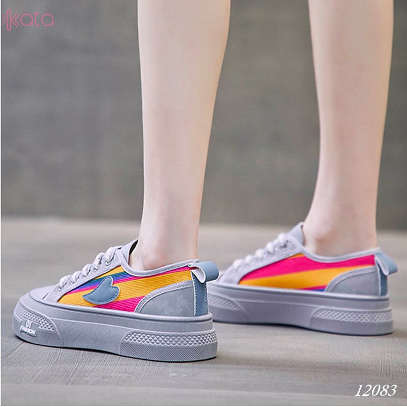 Giày vải nữ thoáng khí mùa hè giày thể thao sinh viên thể dục dạo phố 12084