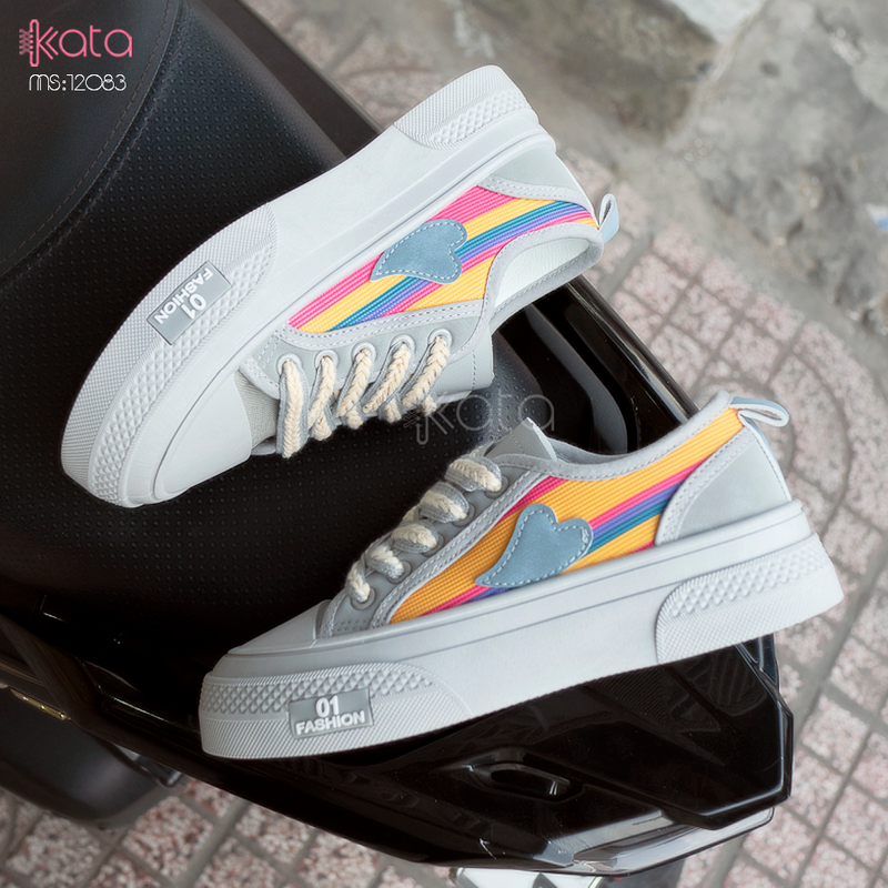 Giày vải nữ thoáng khí mùa hè giày thể thao sinh viên thể dục dạo phố 12084