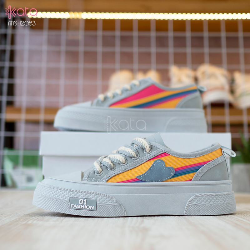 Giày vải nữ thoáng khí mùa hè giày thể thao sinh viên thể dục dạo phố 12084