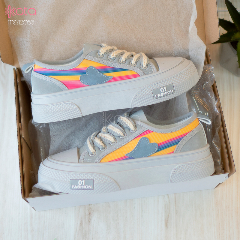 Giày vải nữ thoáng khí mùa hè giày thể thao sinh viên thể dục dạo phố 12084