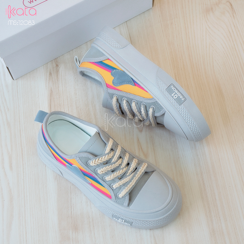 Giày vải nữ thoáng khí mùa hè giày thể thao sinh viên thể dục dạo phố 12084