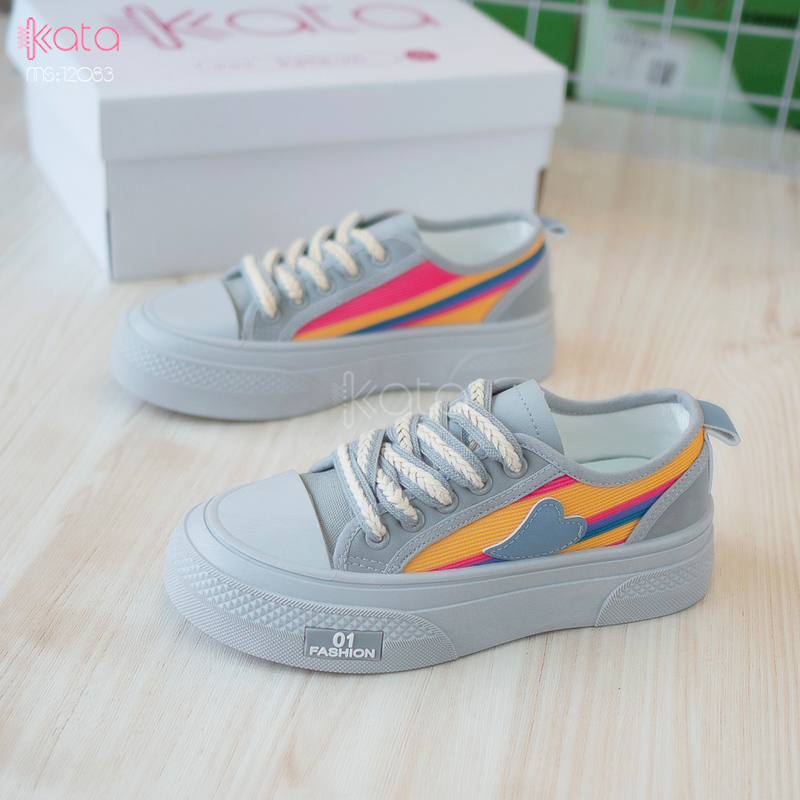 Giày vải nữ thoáng khí mùa hè giày thể thao sinh viên thể dục dạo phố 12084